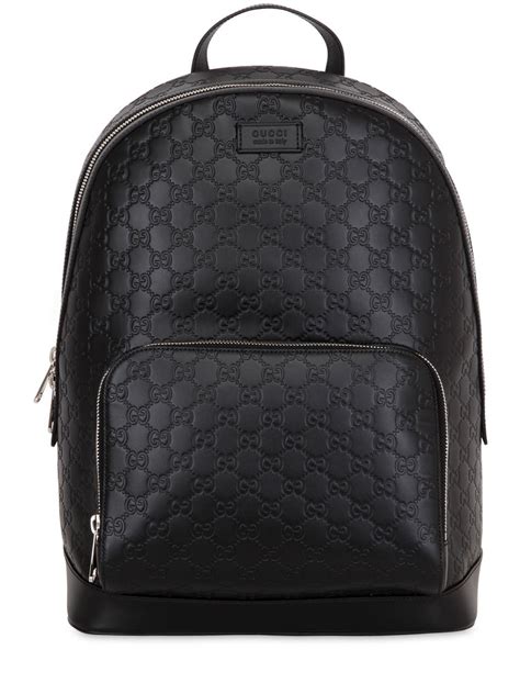 gucci backpack men prices|gucci leather backpacks for men.